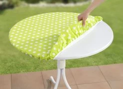 Abwaschbare Spann-Tischdecke -Deko Garten Verkauf abwaschbare spann tischdecke farbe gruen groesse 150 1