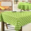 Abwaschbare Wachstuch-Tischdekoration -Deko Garten Verkauf abwaschbare wachstuch tischdekoration farbe rot groesse 190