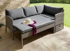 Balkon-Lounge Viletta -Deko Garten Verkauf balkon lounge viletta farbe naturgrau 2