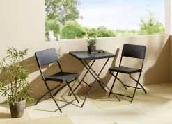 Balkon-Set In Rattan-Optik