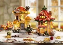 Beleuchtetes Zwergenhaus Aus Polyresin -Deko Garten Verkauf beleuchtetes zwergenhaus aus polyresin farbe bunt 1