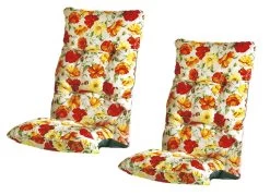 Bequeme Auflagen Mit Knopfsteppung -Deko Garten Verkauf bequeme auflagen mit knopfsteppung farbe orange 1