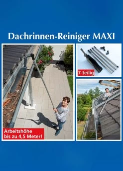 Dachrinnen-Reiniger Maxi Für Bis Zu 4,5 M Arbeitshöhe
