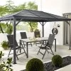 Dauerhaft Rostfreier Pavillon Ventura -Deko Garten Verkauf dauerhaft rostfreier pavillon ventura farbe grau