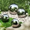 Edelstahlkugeln, 4er-Set -Deko Garten Verkauf edelstahlkugeln 4er set farbe silber glaenzend