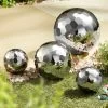 Edelstahlkugeln Diamant Deluxe, 4er-Set -Deko Garten Verkauf edelstahlkugeln diamant deluxe 4er set farbe silber