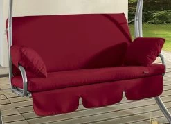 Ersatzauflagen Zu Hollywood-Schaukeln -Deko Garten Verkauf ersatzauflagen zu hollywood schaukeln farbe bordeaux 1