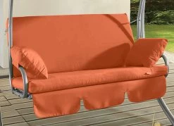 Ersatzauflagen Zu Hollywood-Schaukeln -Deko Garten Verkauf ersatzauflagen zu hollywood schaukeln farbe orange 1