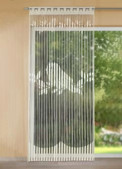 Fadenstore Für Gardinenschiene Und -stange -Deko Garten Verkauf fadenstore fuer gardinenschiene und stange farbe ecru groesse 225