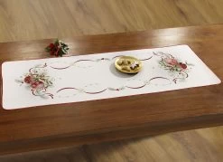 Festliche Tisch- Und Raumdekoration Mit Christbaumkugel-Motiven -Deko Garten Verkauf festliche tisch und raumdekoration mit christbaumkugel motiven farbe sekt bunt groesse 102