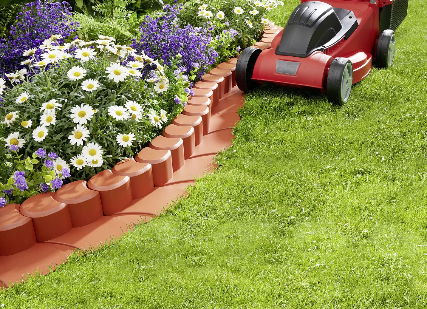 Flexi-Rasenkante, 8er-Set, Mit Fahrspur 4 Flexi-Rasenkante, 8er-Set, Mit Fahrspur – Bild 2