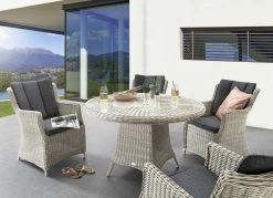 Gartenmöbel Luna Inklusive Polsterauflagen -Deko Garten Verkauf gartenmoebel luna inklusive polsterauflagen farbe altweiss 4