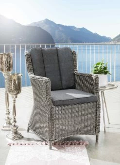 Gartenmöbel Luna Inklusive Polsterauflagen -Deko Garten Verkauf gartenmoebel luna inklusive polsterauflagen farbe grau 1