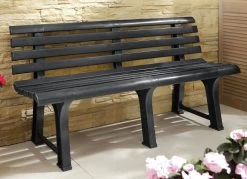 Gemütliche Gartenbank Aus Vollkunststoff