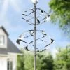 Handgefertigtes Windrad Aus Edelstahl -Deko Garten Verkauf handgefertigtes windrad aus edelstahl farbe silber