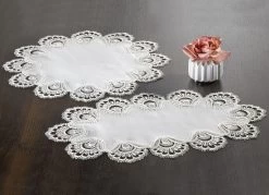 Herrliche Accessoires Aus Plauener Spitze -Deko Garten Verkauf herrliche accessoires aus plauener spitze farbe creme groesse 301 2