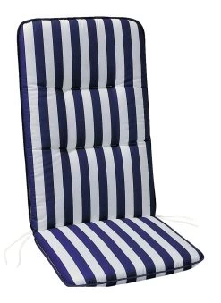 Hochlehner-Auflagen, 2er-Set, Mit Bezug Aus 100% Baumwolle