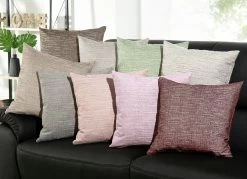 Hochwertig Verarbeitete Kissenbezüge -Deko Garten Verkauf hochwertig verarbeitete kissenbezuege farbe kaffee groesse 105 1