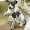 Jack Russel Aus Polyresin, Von Hand Bemalt -Deko Garten Verkauf jack russel aus polyresin von hand bemalt farbe weiss schwarz braun