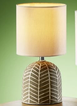 Keramik-Tischleuchte 7 Keramik-Tischleuchte -Deko Garten Verkauf keramik tischleuchte farbe braun