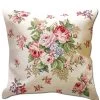 Kissenbezug Mit Rosen-Motiv -Deko Garten Verkauf kissenbezug mit rosen motiv farbe bunt