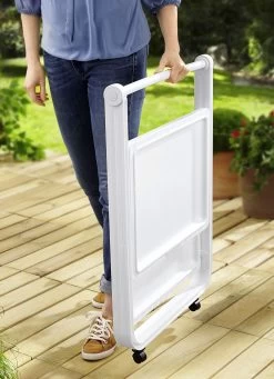 Klapp-Servierwagen -Deko Garten Verkauf klapp servierwagen farbe weiss 1