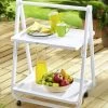 Klapp-Servierwagen -Deko Garten Verkauf klapp servierwagen farbe weiss