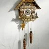 Kuckucksuhr Aus Holz -Deko Garten Verkauf kuckucksuhr aus holz farbe braun