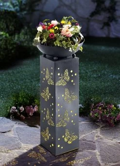 LED-Dekosäule Mit Abnehmbarer Schale