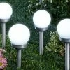 LED-Kugelleuchten, 4er-Set