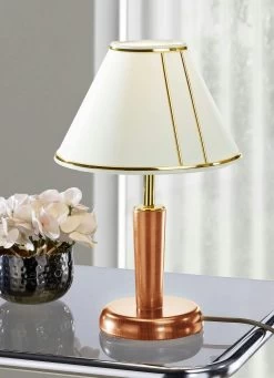 Leuchten Mit Messingfarbenen Elementen -Deko Garten Verkauf leuchten mit messingfarbenen elementen farbe kirschbaum 1