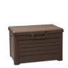 Mehrzwecktruhe Aus Widerstandsfähigem Polypropylen 2 Mehrzwecktruhe Aus Widerstandsfähigem Polypropylen -Deko Garten Verkauf mehrzwecktruhe aus widerstandsfaehigem polypropylen farbe braun