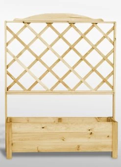 Pflanz-Spalier Aus Imprägniertem Kiefernholz -Deko Garten Verkauf pflanz spalier aus impraegniertem kiefernholz farbe hellbraun 3