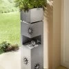 Pflanzsäule Sol Aus Rostfreiem Edelstahl 2 Pflanzsäule Sol Aus Rostfreiem Edelstahl -Deko Garten Verkauf pflanzsaeule sol aus rostfreiem edelstahl farbe silber