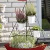 Pflanzschiff Mit 3 Integrierten Blumentöpfe -Deko Garten Verkauf pflanzschiff mit 3 integrierten blumentoepfe farbe rot