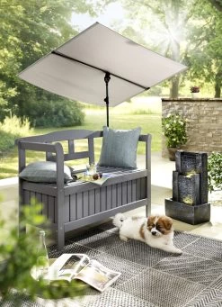 Praktische Truhenbank Aus Pinienholz Mit Großem Staufach -Deko Garten Verkauf praktische truhenbank aus pinienholz mit grossem staufach farbe grau