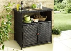 Praktisches Sideboard Für Garten Oder Terrasse -Deko Garten Verkauf praktisches sideboard fuer garten oder terrasse farbe braun 1