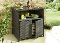 Praktisches Sideboard Für Garten Oder Terrasse -Deko Garten Verkauf praktisches sideboard fuer garten oder terrasse farbe grau