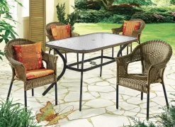 Ravenna Gartenmöbel-Set, 5-teilig -Deko Garten Verkauf ravenna gartenmoebel set 5 teilig farbe braun 1