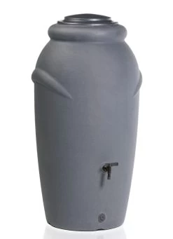 Regentonne 210 Liter -Deko Garten Verkauf regentonne 210 liter farbe grau
