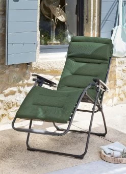 Relax-Liege XL Lafuma Be Comfort -Deko Garten Verkauf relax liege xl lafuma be comfort farbe oliv