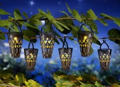 Solar-Steckleuchten, 6er-Set -Deko Garten Verkauf solar steckleuchten 6er set farbe schwarz 1