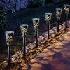 Solar-Steckleuchten, 6er-Set -Deko Garten Verkauf solar steckleuchten 6er set farbe schwarz
