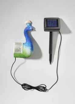 Solar-Wandleuchte Pfau -Deko Garten Verkauf solar wandleuchte pfau farbe bunt 1