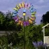 Solar-Windrad Aus Metall -Deko Garten Verkauf solar windrad aus metall farbe bunt