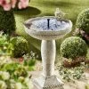 Solarbrunnen Vogelfreunde Mit Wasserspiel -Deko Garten Verkauf solarbrunnen vogelfreunde mit wasserspiel farbe cremeweiss