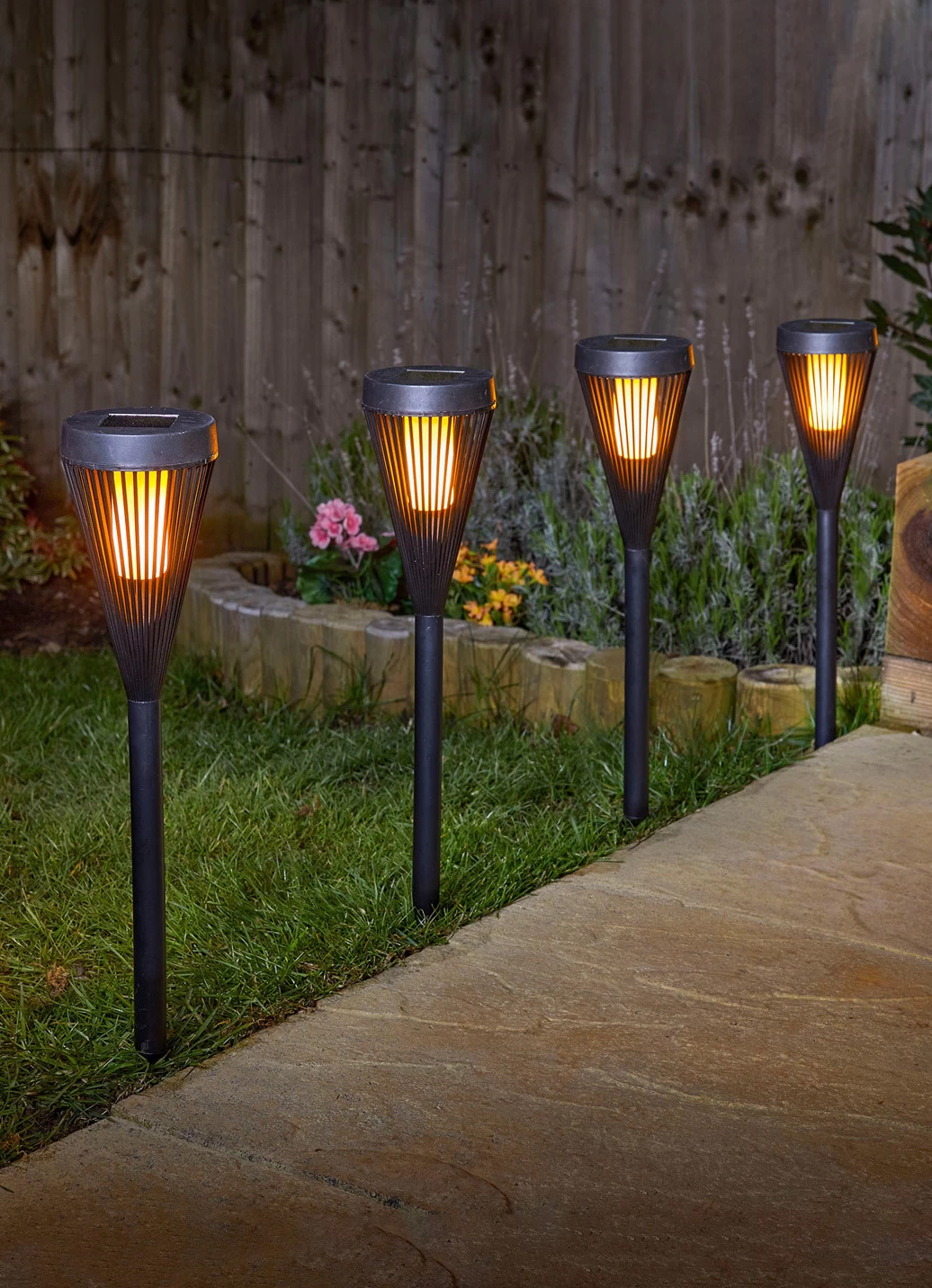 Solarleuchten Urban, 4er-Set 3 Solarleuchten Urban, 4er-Set