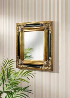 Spiegel, Rahmen Mit Echtem Blattgold