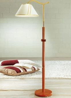 Stehleuchte Mit Schwenkschirm -Deko Garten Verkauf stehleuchte mit schwenkschirm farbe kirschbaum