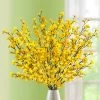 Täuschend Echt Aussehende Forsythienzweige, 5er-Set -Deko Garten Verkauf taeuschend echt aussehende forsythienzweige 5er set